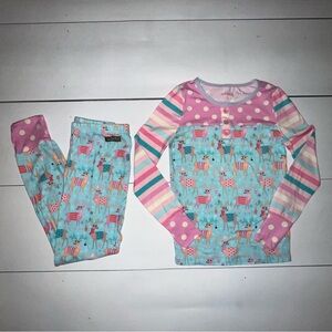 Matilda Jane Kids Wonderment Christmas Reindeer Pajamas